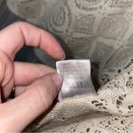 Magic Coastal Cowgirl Bohemian Cream Lace Fringe Sleeves Open Cardigan Kimono Shrug M Photo 3