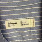 Entireworld Striped Long Sleeve Shirt Dress Mini Cotton Blue White Size XS EUC Photo 4