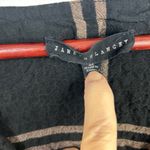 Jane and Delancey  Black Checkered V-Neck Blouse Photo 4