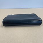 Salvatore Ferragamo Vintage Firenze 4 Navy Leather Clutch Shoulder Bag-Preowned Photo 4