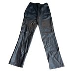 White Fox Boutique White Fox Size M Straight Leg Faux Leather Pant Black Going Out Edgy Alternative Photo 4