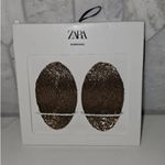 ZARA ❗️NWT  Elegant Brown/Gold Beaded Earrings Photo 6