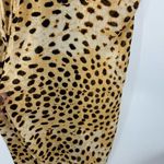 Leopard Print Kimono Size XL Black Lace Boho Western Photo 3