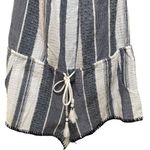 Becca Striped and Crochet Romper Blue White Cover Up Swim Size Medium Photo 5