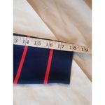 Pink Tartan Dress Striped Stretch Knee length Bodycon Blue Red Golf Size Small Photo 7