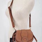 Rachel Zoe Crossbody Belt Bag Brown Adjustable Strap Vegan Leather Purse NWT Photo 4