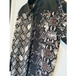 Lysse  Animal Print Button Down Shirt  Oversized S Photo 10