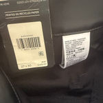 Levi's NWT Women's Faux Leather Baggy Dad Pants, Slippery Slope, Black 27 * 30 Photo 15