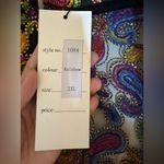 NWT Raquel‎ Colorful Paisley Women's Jacket Embroidered, 2XL Size 2X Photo 3