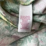 Lilly Pulitzer  soft stretchy night gown monkey jungle print lace Y2k green M Photo 6