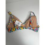 J.Crew NEW  Tropical Fruit Floral Bikini Top Size XS Swimwear Photo 1