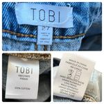 Tobi Cotton Ripped Knee Slim Straight Leg Jeans Size 27 Photo 7