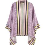 ADYSON PARKER Women's Print Block Kimono 60 Pink Size M Photo 0