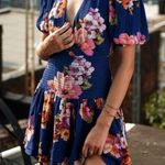 Camilla AFRM  blue floral mini dress Photo 0
