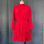 RHODE Caroline Godet Crepe Mini Dress Photo 3