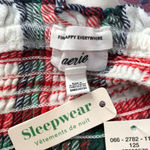 Aerie  Women's Plaid Sleeveless Crop Top With Shoulder‎ Ties & Ruffle Hem Size M Photo 3