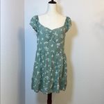 Hollister  Green Tiered Skater‎ Skirt Knee-Length Casual Photo 1