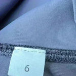Lululemon Peloton Wunder Under Leggings Yoga Crop Pants Gray Scalloped $88 Sz 6 Photo 5