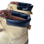 Esprit  | 6.5 | chamois suede utility boot hiking lug women Ankle Bootie leather Photo 2