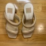Dolce Vita Pascoe Taupe Embossed Heeled Sandal Photo 3