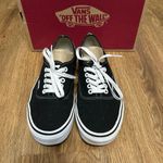 Vans off the wall black lace up shoes sneakers Photo 5