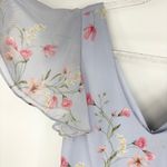 Birdy Grey Hannah Dress Chiffon Periwinkle Blue Le Fleur Size Medium Photo 7