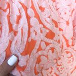 PPLA Orange and Pink Off-The-Shoulder Dress Photo 4