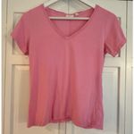 C&C California C&C pink vneck cotton tshirt size xs Photo 1