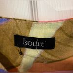 Tropical Print Ruffle Sleeve Mini Dress Pink Size L Photo 1