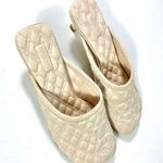 Burberry EKD Leather Baby Kitten Heel Mules Soap Size EU 40 US 9 NEW Photo 0