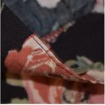 Forever 21 Forever 21Black Floral Black Button Down Skirt Size Small Photo 6