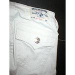 True Religion NWT New Womens Brand Jeans Skinny Cargo Pants 24 Pale Gray Comfy Photo 2