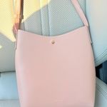 SAMARA Pink Peony Vegan Leather Medium Shoulder Crossbody Bag Pink Photo 0