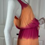 Cloth & Stone Orange and Pink Scoop Neck Sundress. D13 Photo 2