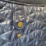 Talbots Petites blue sleeveless mock neck puffy vest women's size SP Photo 8