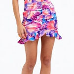 For Love & Lemons  Natasha Mini Dress Size‎ XS Brand New Pink Purple Photo 0