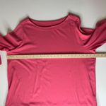J.Jill  Perfect Pima Tunic Top Size 2X Pink Long Sleeve Boat Neck Cotton Casual Photo 11
