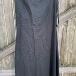 EXPRESS  STRAPLESS GLITTER DETAIL MAXI DRESS Photo 5