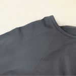 New NUX Gray Long Sleeved Cropped Workout Top Yoga Athletic Size XL X Photo 5