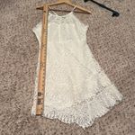 Wishlist NWT  Apparel‎ Ivory Lace Party Hi-Low Dress Size M Photo 8