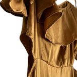 LPA  Maxi Dress Cut Out Copper Silk NWT Photo 8