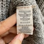 Free People Take Me Over V-Neck Sweater Oversized Knit Distressed Gray Size XS/S Photo 9