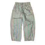 Free People We The Free  Good Luck Mid-Rise Barrel Jeans Tan Teal Gray Stripe 27 Photo 2