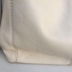 Coach Lexy Floral Pebble Leather Chain Shoulder Bag Purse Cream Flowers Large Photo 9