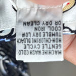 Talbots  Stretch Blue Black‎ White Floral Ankle Pants 14 Cotton Spandex Blend Photo 6