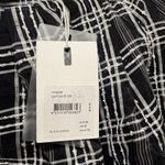 C/MEO COLLECTIVE NEW  Captivate Top Black Check Tiered Ruffle‎ Sleeveless Blouse Photo 2