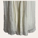 BCBGMAXAZRIA  Ivory Off White Beaded Strapless Silk Mini Dress Size 8 Photo 3