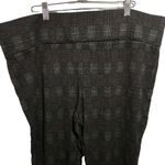 Tahari Women's Pants Window Pane Glen Plaid Dark Gray Size XXL 2XL Stretchy Skin Photo 1