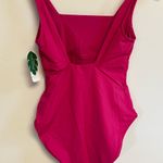 Tommy Bahama Tommy Bahama Palm Modern Over-the-Shoulder Square Neck One-Piece sz 4 PINK NWT Photo 6