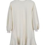 Anthropologie Mare Mare Odila Cream Textured Dress Sz SP Photo 4